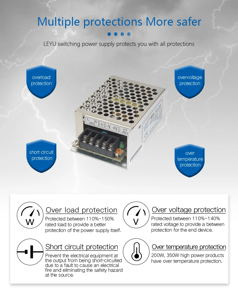 110/220VAC to 5VDC 15W Mini Constant Voltage LED Driver with CE