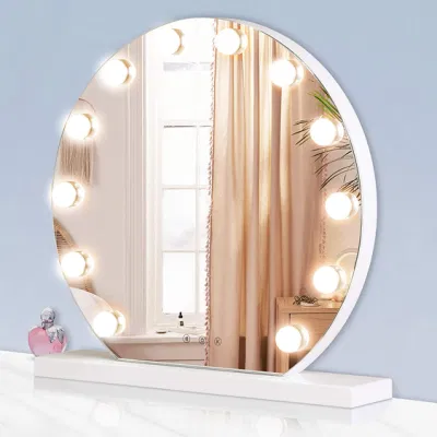 Miroir Hollywood de nouveau design d'usine avec ampoules LED