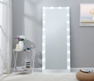 Miroir de maquillage à LED de style hollywoodien sur toute la longueur